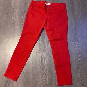 Bright Red LEI pants